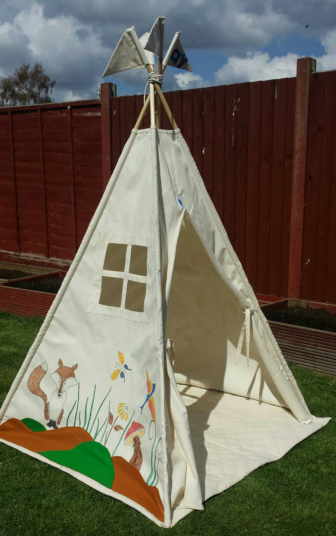 Forest Friends Themed Teepees Prove Our Stencil Kits Aren’t Just For Walls! - My Wonderful Walls