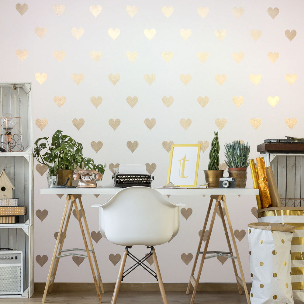 Valentine's Day DIY Gift Ideas with Heart Stencils