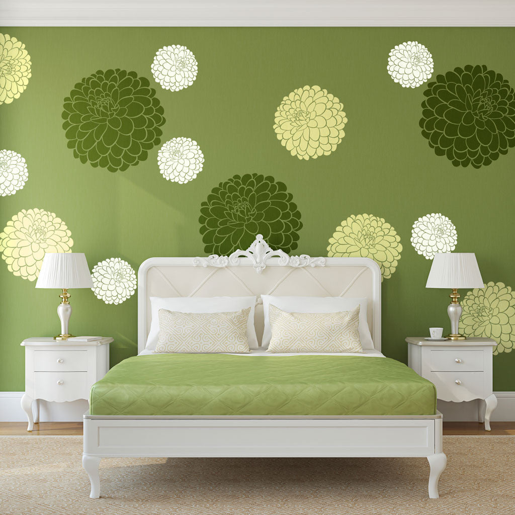 Decorating Your Home With Zinnia Flower Stencils and More