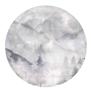Forest Elk and Moon Wall Decal Set