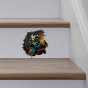 Wine Time Mouse Hole Decal - My Wonderful Walls