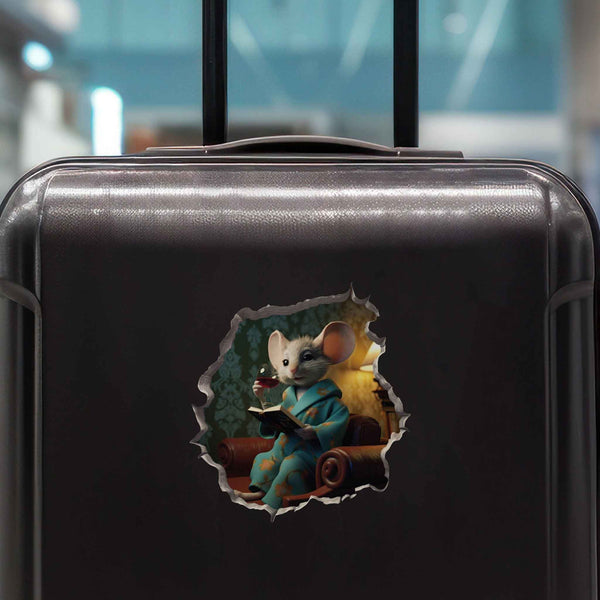 Wine Time Mouse Hole Decal - My Wonderful Walls