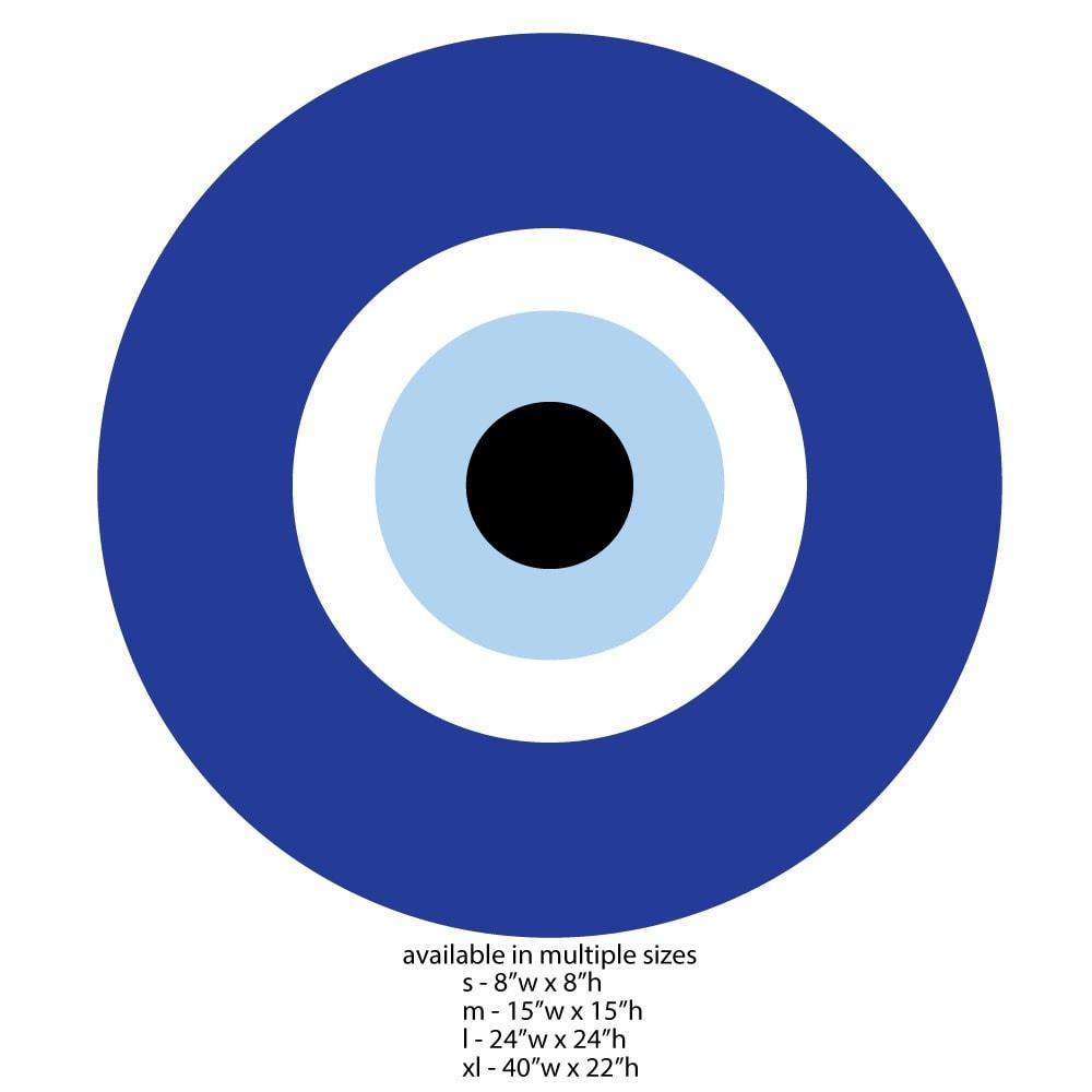 Blue Evil Eye Wall Sticker Decal – My Wonderful Walls