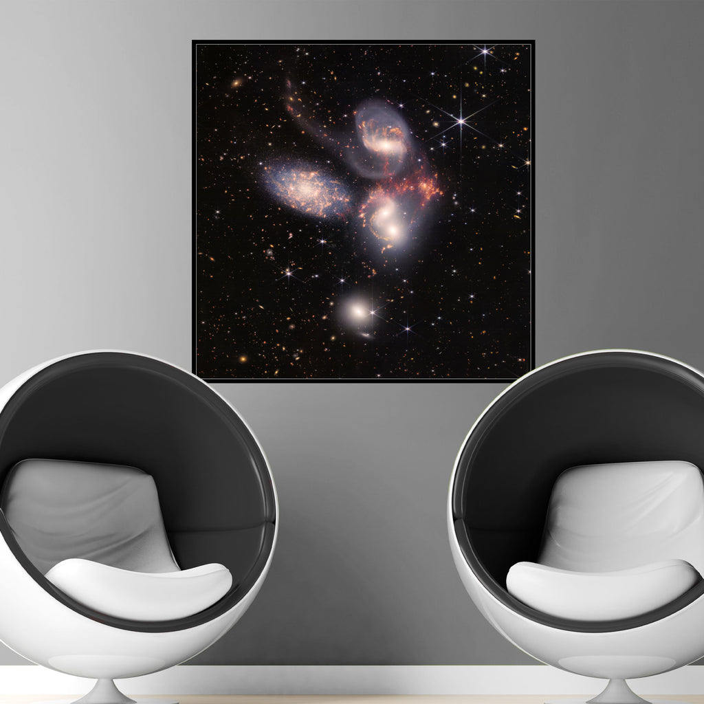 James Webb Space Telescope Image - Galactic High Five Wall Decal