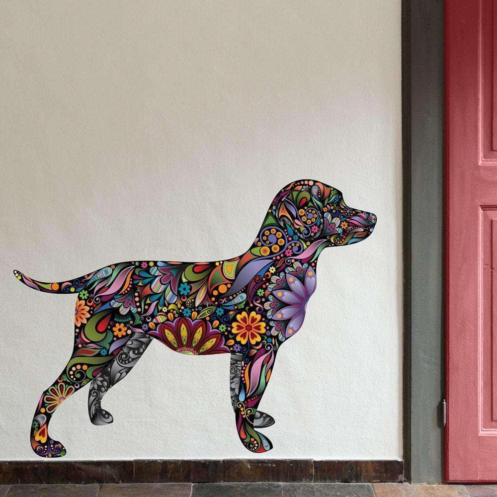 Labrador Retriever Dog Decal Wall Sticker