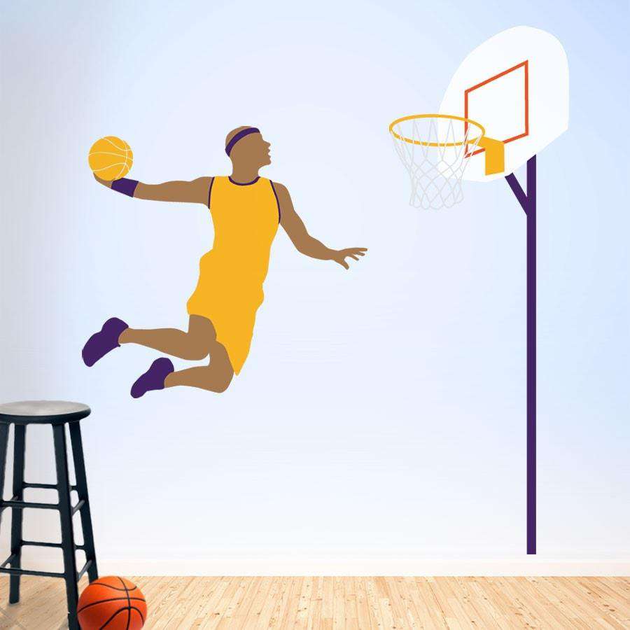 Basketball Wall Mural Stencil Kit