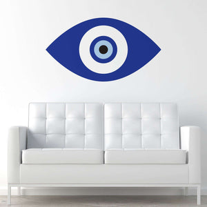Blue Evil Eye Wall Sticker Decal – My Wonderful Walls - My Wonderful Walls
