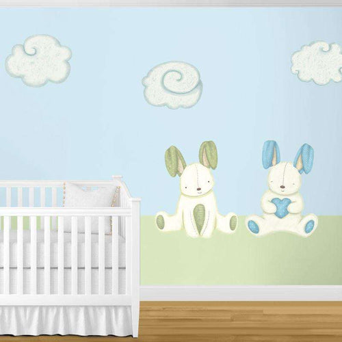 Bunny Rabbits and Cloud Wall Stickers - My Wonderful Walls