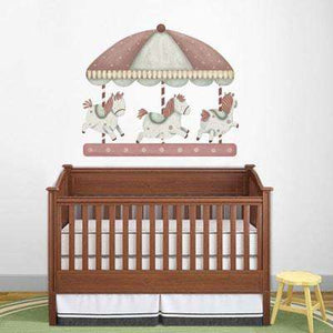 Carousel Wall Sticker – Decal - My Wonderful Walls