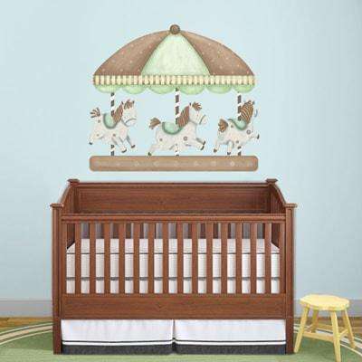 Carousel Wall Sticker – Decal - My Wonderful Walls