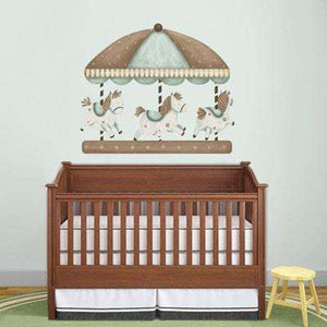 Carousel Wall Sticker – Decal - My Wonderful Walls