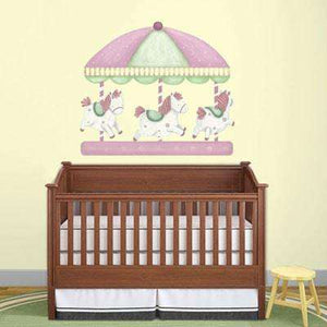 Carousel Wall Sticker – Decal - My Wonderful Walls