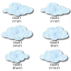 Cloud Wall Stickers Set 4 - My Wonderful Walls