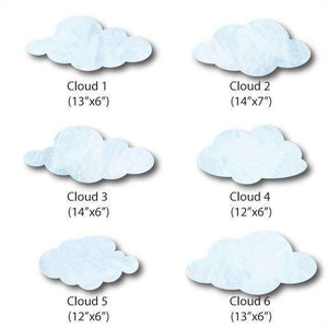 Cloud Wall Stickers Set 6 - My Wonderful Walls