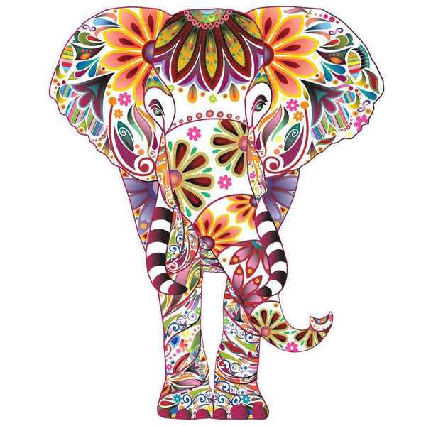 Colorful Elephant Wall Decal - My Wonderful Walls