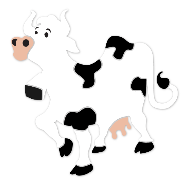 Cow Stencil Large