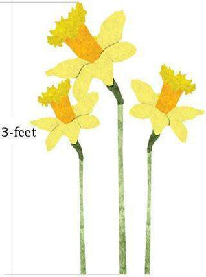 Daffodil Trio Wall Stickers - My Wonderful Walls