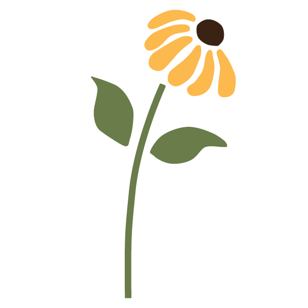 Daisy Flower Stencil 2