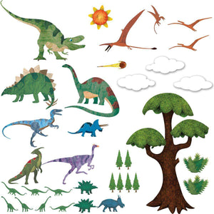 Dinosaur Wall Decals – Peel & Stick Dinosaur Wall Stickers for Dinosaur Themed Room - MINI KIT - My Wonderful Walls
