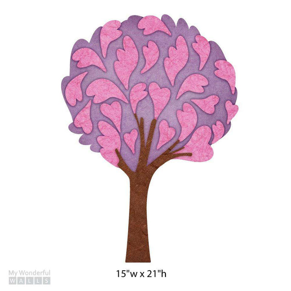 Flowering Heart Tree Wall Sticker - My Wonderful Walls