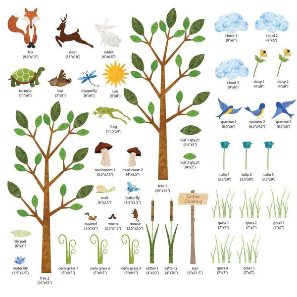 Forest Friends Wall Decal Kit - JUMBO SET - My Wonderful Walls