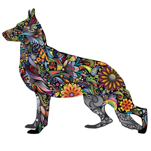 German Shepherd Dog Decal Wall Sticker - My Wonderful Walls