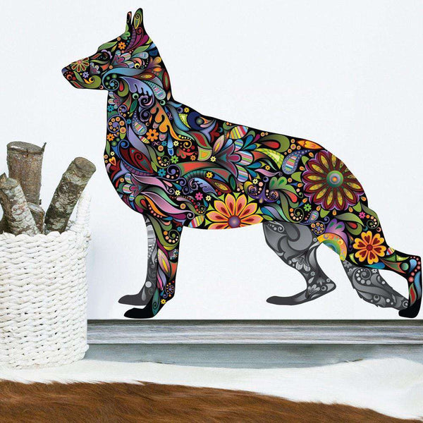 German Shepherd Dog Decal Wall Sticker - My Wonderful Walls
