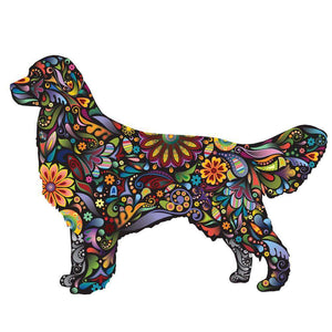 Golden Retriever Dog Decal Wall Sticker - My Wonderful Walls