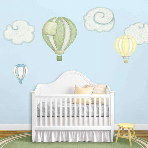 Hot Air Balloons and Cloud Wall Stickers - My Wonderful Walls