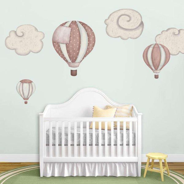 Hot Air Balloons and Cloud Wall Stickers - My Wonderful Walls