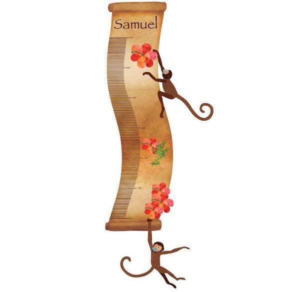 Jungle Growth Chart Sticker - My Wonderful Walls