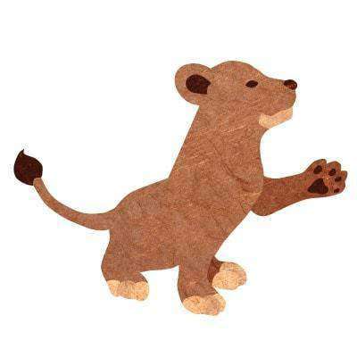 Jungle Safari Wall Decals – Peel & Stick Tree Sticker and Jungle Animal Decals - MINI SET - My Wonderful Walls