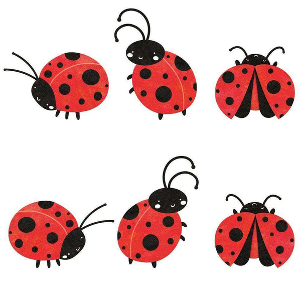 Ladybug Stickers - Set of 6 Decals - My Wonderful Walls