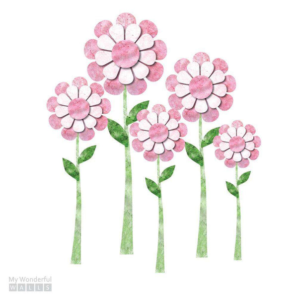 Large Daisy Flower Wall Stickers - My Wonderful Walls