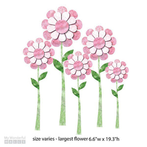 Large Daisy Flower Wall Stickers - My Wonderful Walls