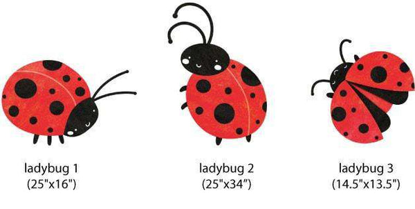 Large Ladybug Wall Stickers - My Wonderful Walls