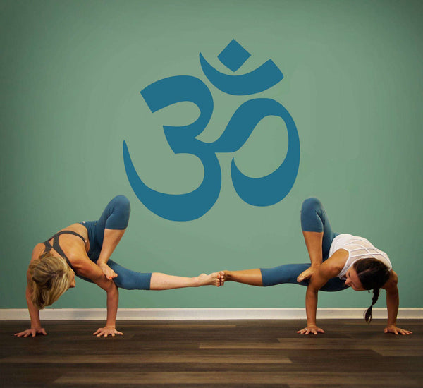 Om Symbol Yoga Wall Decal - My Wonderful Walls