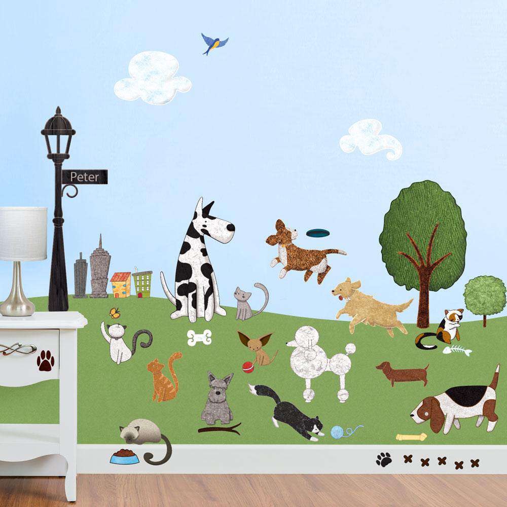 Dog and Cat Wall Decals