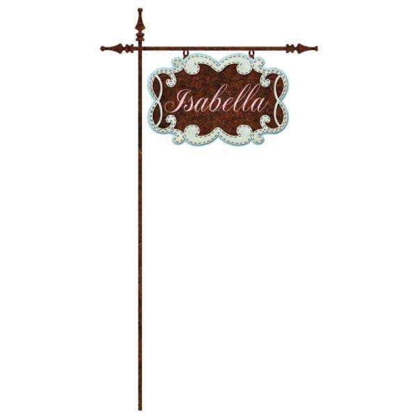 Personalized Ornate Garden Sign Wall Sticker - My Wonderful Walls