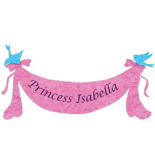 Personalized Princess Banner Wall Sticker - My Wonderful Walls