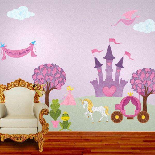 Princess Castle Wall Sticker - My Wonderful Walls