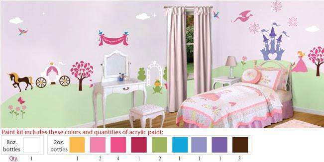Perfectly Princess Stencil Paint Pack
