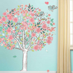 Spring Love Tree Wall Mural Sticker Kit - My Wonderful Walls