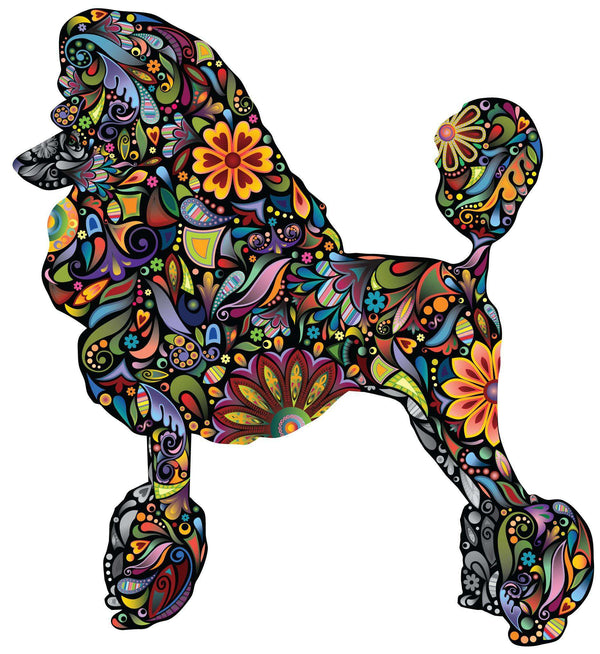 Standard Poodle Dog Decal Wall Sticker - My Wonderful Walls