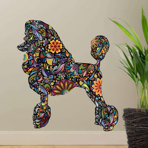 Standard Poodle Dog Decal Wall Sticker - My Wonderful Walls
