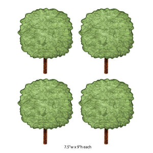 Tree Wall Sticker Decal - 4 Pack - My Wonderful Walls