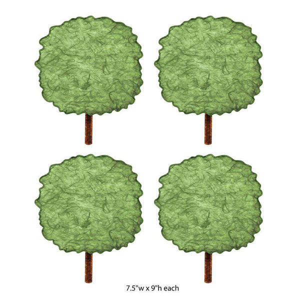 Tree Wall Sticker Decal - 4 Pack - My Wonderful Walls