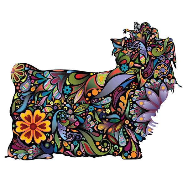 Yorkshire Terrier Yorkie Dog Decal Wall Sticker - My Wonderful Walls