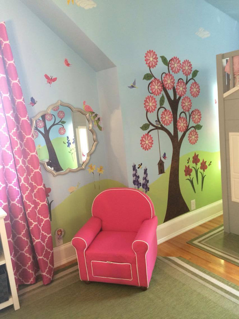 Ella Lives Each Day to the Fullest in Her Garden Themed Bedroom