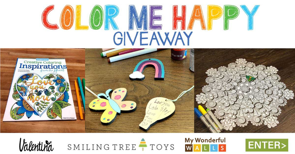 Color Me Happy Giveaway - Win the Ultimate Coloring Prize Package